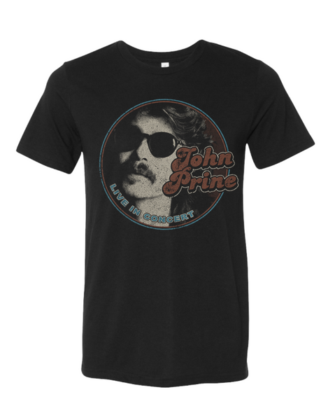 John Prine "Live In Concert" T-Shirt 