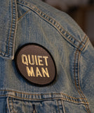 John Prine - Quiet Man Iron-on Patch - Oh Boy Records - Oxford Pennant