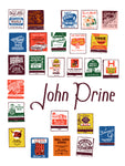 John Prine - Matchbooks - Poster/Print from Oh Boy Records