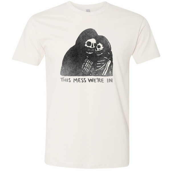 This T-Shirt commemorates Arlo McKinley's New record "This Mess We're In".  Available now for pre-order from Oh Boy Records! 