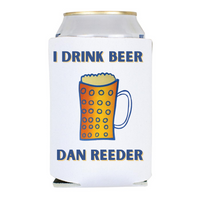 Dan Reeder "I Drink Beer" Koozie - OH BOY RECORDS - OH BOY RECORDS