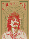 John Prine's Christmas In Prison Limited Edition Numbered Art Poster - OH BOY RECORDS