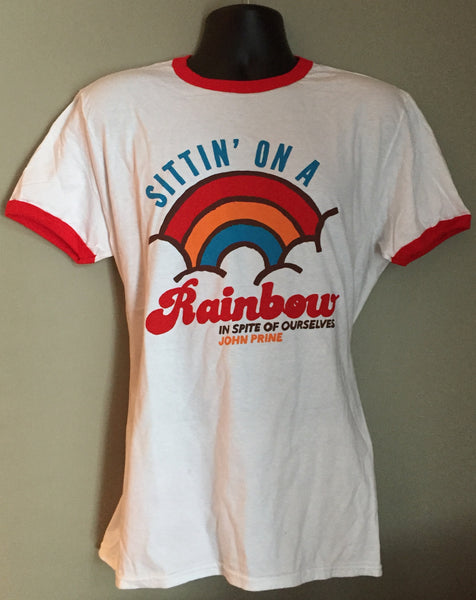 John Prine "Sittin' On A Rainbow" T-Shirt - OH BOY RECORDS - OH BOY RECORDS