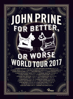 John Prine - 2017 World Tour Poster - Oh Boy Records - OH BOY RECORDS