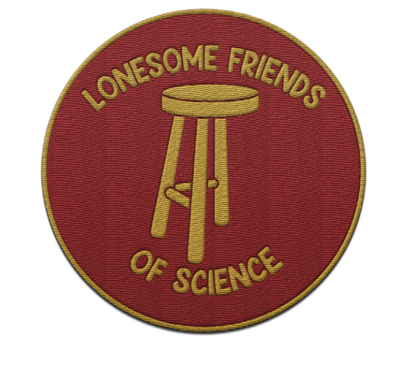 Lonesome Friends of Science Patch - OH BOY RECORDS