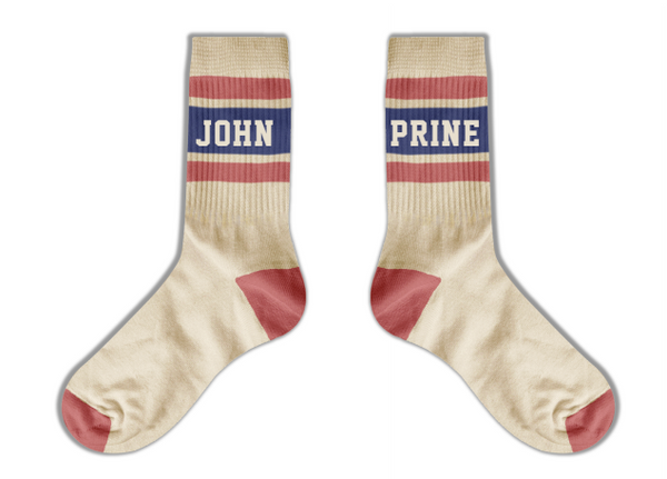 John Prine Vintage Crew Socks - OH BOY RECORDS - OH BOY RECORDS