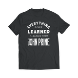 John Prine - Everything I Learned T-Shirt - OH BOY RECORDS